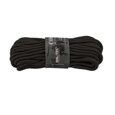 Мотузка Mil-Tec® 7 мм x 15 м - 420 кг Black 15941002-007 фото