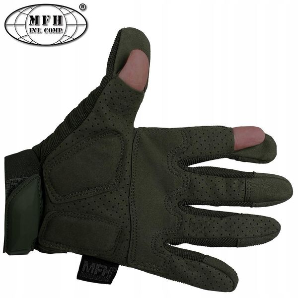 Тактичні рукавички MFH Action Oliv S M L XL 15843B-XL фото
