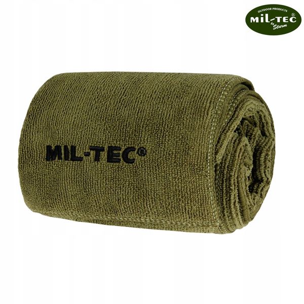 Швидкосохнучий рушник з мікрофібри Mil-Tec® 120 x 60 см - OLIV 16011111 фото