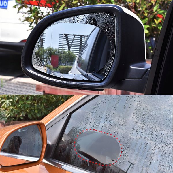 Нанодощова плівка антидощ для автомобільних дзеркал 150х100 мм 2628 фото