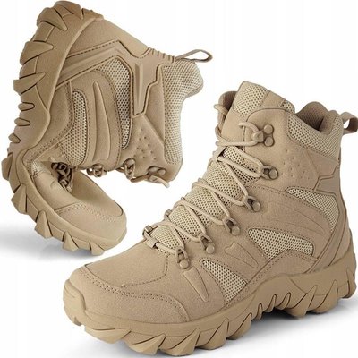 Військово-тактичні водонепроникні шкіряні черевики COYOT р. 40-46 1243-46 фото