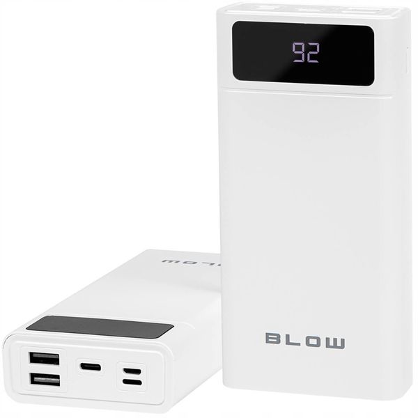 Power bank BLOW 40000mAh 2xUSB USB-C QC 3.0 PD 20W White 1114 фото