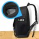 Рюкзак зі світловідбивними елементами з USB Чорно-синій, 35 літрів 2470 фото 10