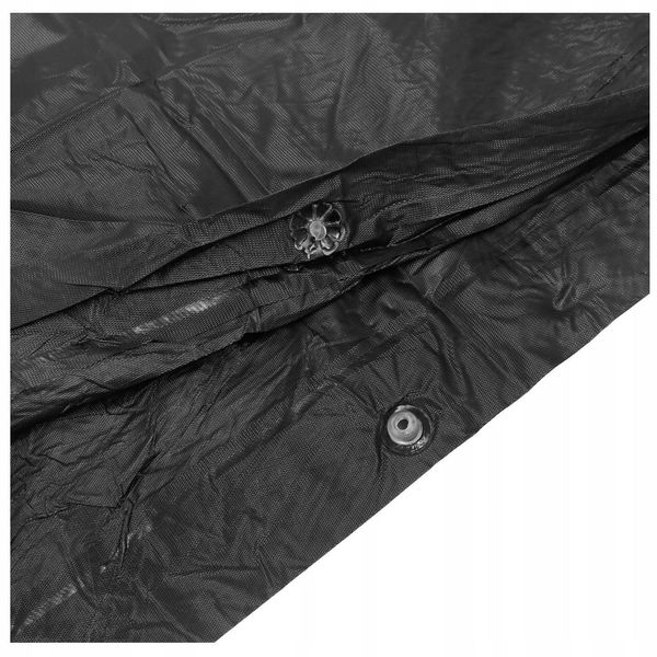 Дощовик пончо чорний Rain Cape 08201 фото