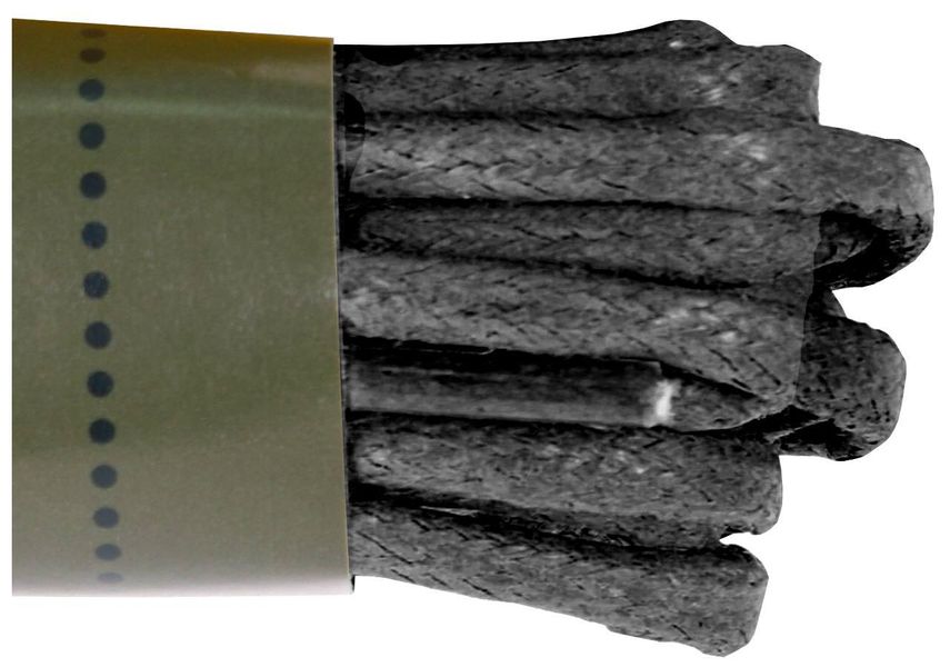 Шнурки 2 пары Восковые Mil-Tec® 140 см. Black 12913002 фото