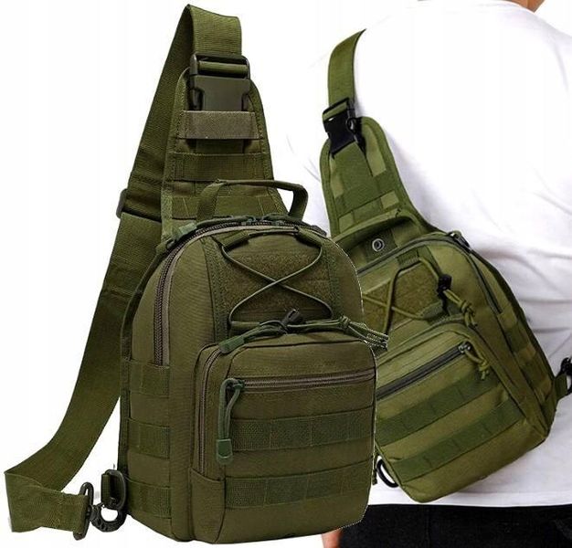 Тактична сумка Рюкзак на плече GREEN 691 фото