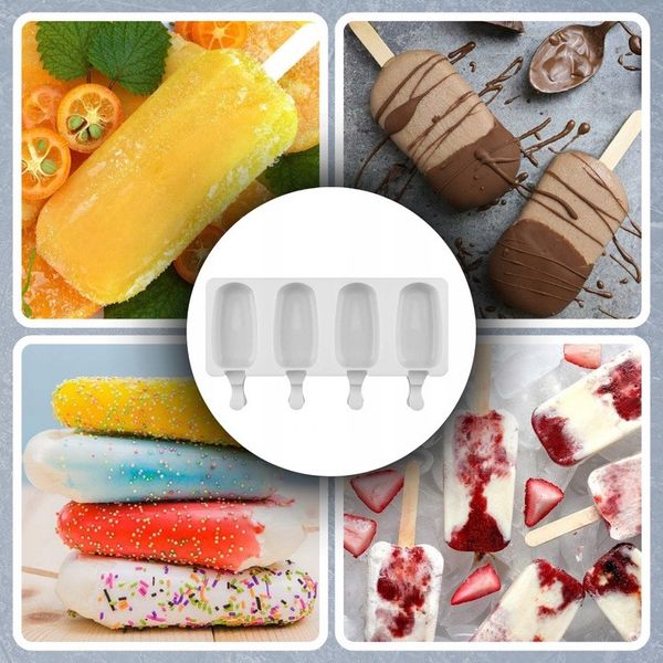 Силіконові форми для морозива на паличці 4 в 1 2460 фото