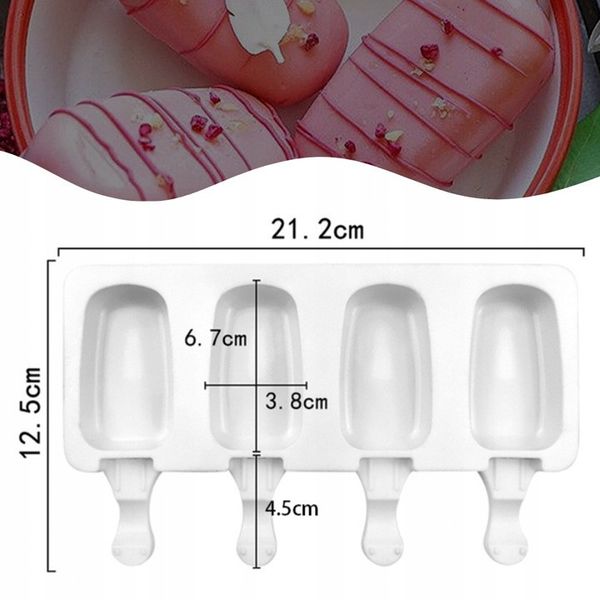Силіконові форми для морозива на паличці 4 в 1 2460 фото