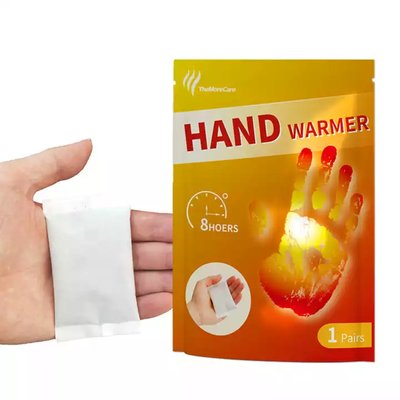 Одноразові грілки для рук, зимовий зігрівальний пакет 1 шт. 2641 фото