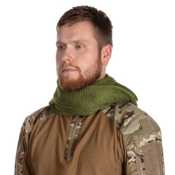 Снайперський Маскувальний шарф-сітка Mil-Tec® Olive 12625001 фото