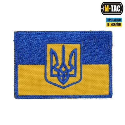 Шеврон на липучці Прапор України з гербом 78 фото