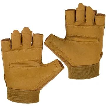 Перчатки без пальцев ARMY Gloves Short Fingers - Dark Coyote размер S 867 фото