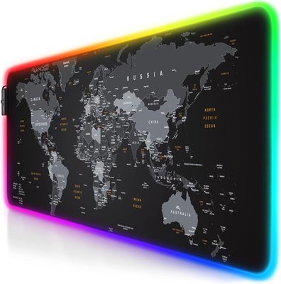 Великий геймерський RGB килимок (ігрова поверхня) з підсвічуванням для миші 800 x 300 x 3 мм 2731 фото