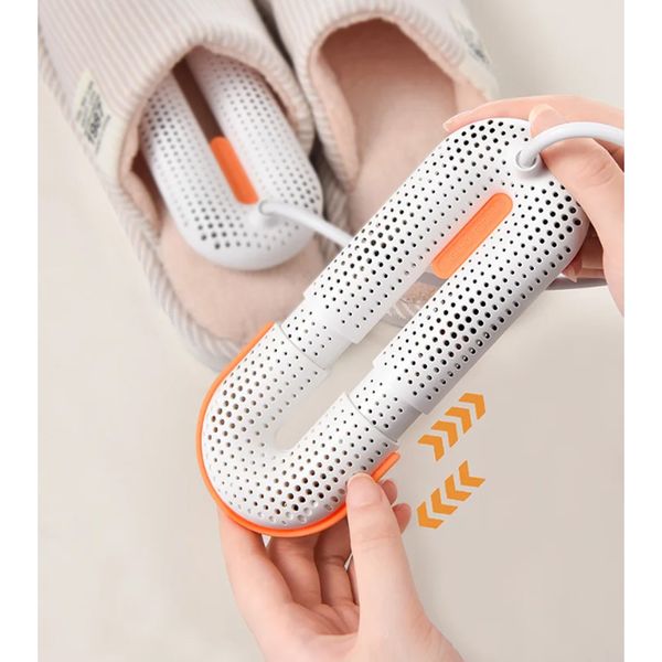 Електрична сушарка для взуття з таймером, з регульованою довжиною 2648-BL фото