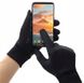 Рукавички для Смартфона зимові водостійкі, сенсорні рукавиці Чорні розмір 143 фото 1