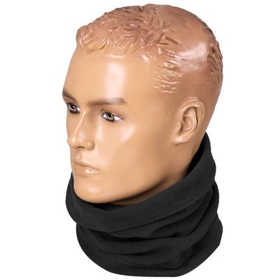 Флісовий горловий шарф Mil-Tec® Black 12623002 фото