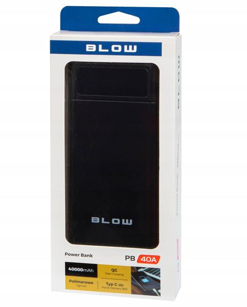 Power bank BLOW 40000mAh 2xUSB USB-C QC 3.0 PD 20W 41 фото