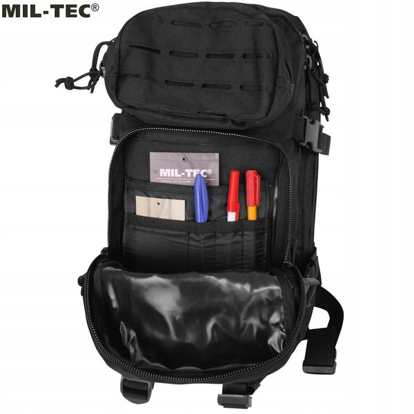 Рюкзак Тактичний Mil-Tec® Large Assault Pack Laser Cut 36L BLACK 14002702 фото
