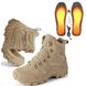 Військово-тактичні водонепроникні шкіряні черевики COYOT з зігрівальною устілкою USB KT1-1243-46 фото 1