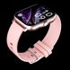 Смарт годинник фітнес браслет з силіконовим ремінцем, Bluetooth, Рожевий 378 фото 5