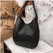 Женская сумка с экокожи Винтаж Черная 2401 фото 3