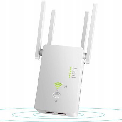 Усилитель сигнала Wi-Fi, двухдиапазонный повторитель 2,4 ГГц/5 ГГц AC1200, 1200 Мбит/с 2623 фото