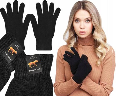 Жіночі зимові теплі рукавички Рукавички T&N 1221 фото