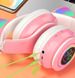 Бездротові Bluetooth Навушники з котячими вушками B39M Рожеві 2446 фото 3