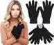 Жіночі теплі рукавички Чорні 1220 фото 1