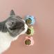 Іграшка для кішок, котяча м'ята Обертова кулька Салатова 1610 фото 4