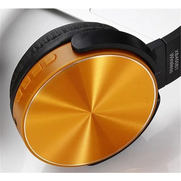 Повнорозмірні bluetooth навушники-гарнітура MDR Extra Bass 450BT Gold 2452 фото
