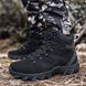 Військово-тактичні водонепроникні шкіряні черевики BLACK і зігрівальні устілки 10 пар KT-1629-45 фото 9