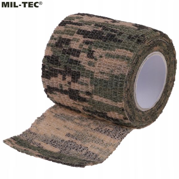Військова еластична маскувальна стрічка Mil-Tec® AT DIGITAL 15933070 фото