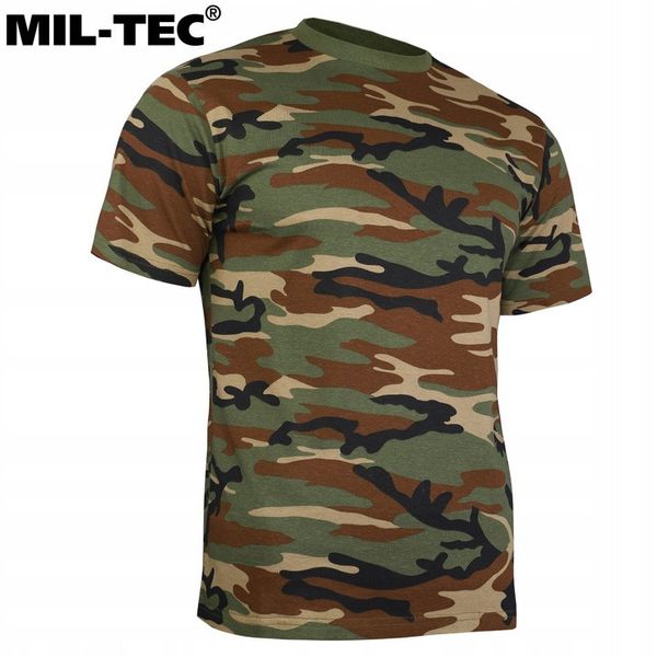 Бавовняна футболка Mil-Tec® Woodland S 11012020-905 фото