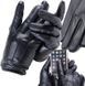 Класичні чоловічі рукавички шкіряні чорні L 1217 фото 2