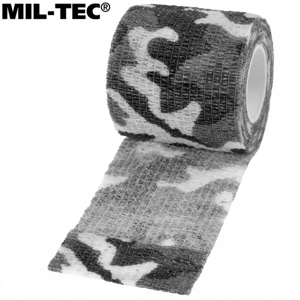 Військова еластична маскувальна стрічка Mil-Tec® SNOW CAMO 15933052 фото