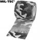 Військова еластична маскувальна стрічка Mil-Tec® SNOW CAMO 15933052 фото 2