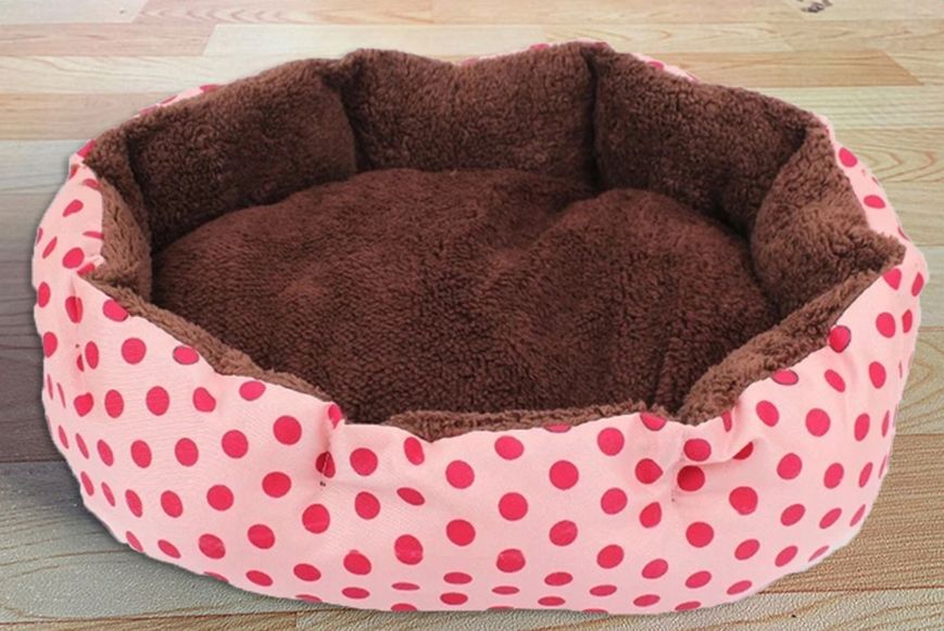 Подушка-лежанка для собаки Aptel 35 cm x 37 см Рожева AG602A фото
