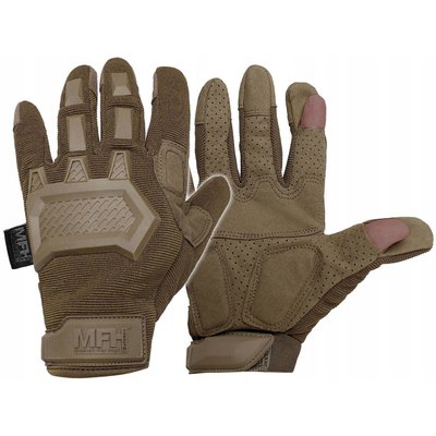 Тактические перчатки MFH Action Coyote XL 15843R-XL фото