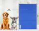 Охолоджувальна лежанка для собаки KOANNI 50 см х 40 см Синя 2407 фото 4