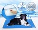 Охолоджувальна лежанка для собаки KOANNI 50 см х 40 см Синя 2407 фото 7