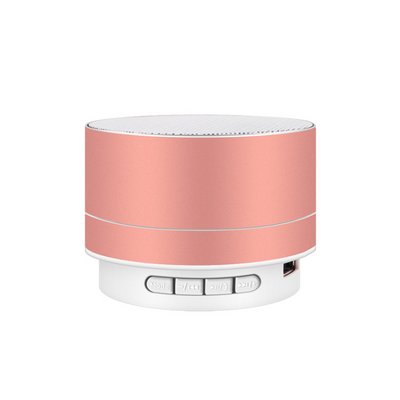 Портативная Bluetooth колонка беспроводная Розовая 358 фото