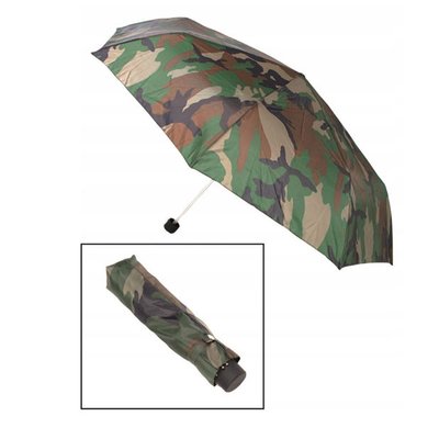 Парасолька складана парасолька Mil-Tec® Woodland Camo 10635020 фото