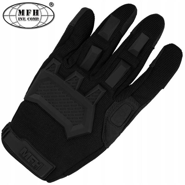Тактичні рукавички MFH Action Black S M L XL 15843A-XL фото