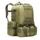 Тактичний рюкзак для виживання 4 в 1 об'ємом 50 л OLIV 640 фото 1
