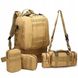 Тактичний рюкзак для виживання 4 в 1 об'ємом 50 л OLIV 640 фото 2