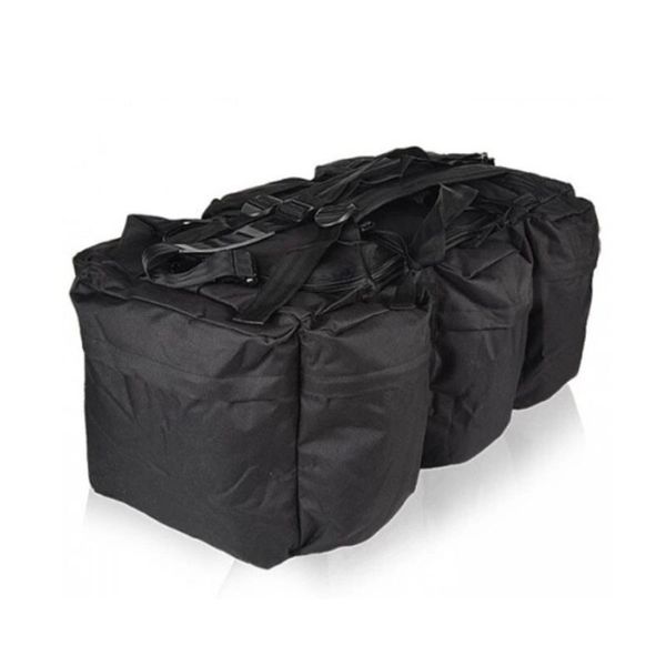 Тактична сумка-рюкзак Mil-Tec® Combat Duffle Bag Tap 98 л Black 13846002 фото