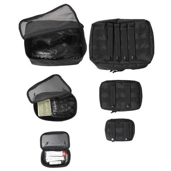 Набір з 3-х сумок органайзерів Mil-Tec® Oliv 16003801 фото