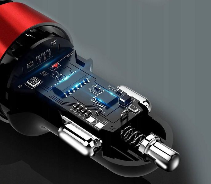 USB автомобільний зарядний пристрій Nela-Styl 3100 mA 1395 фото