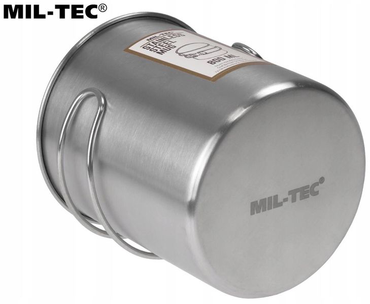 Кружка Mil-Tec® 800 мл з нержавіючої сталі 14602600 фото